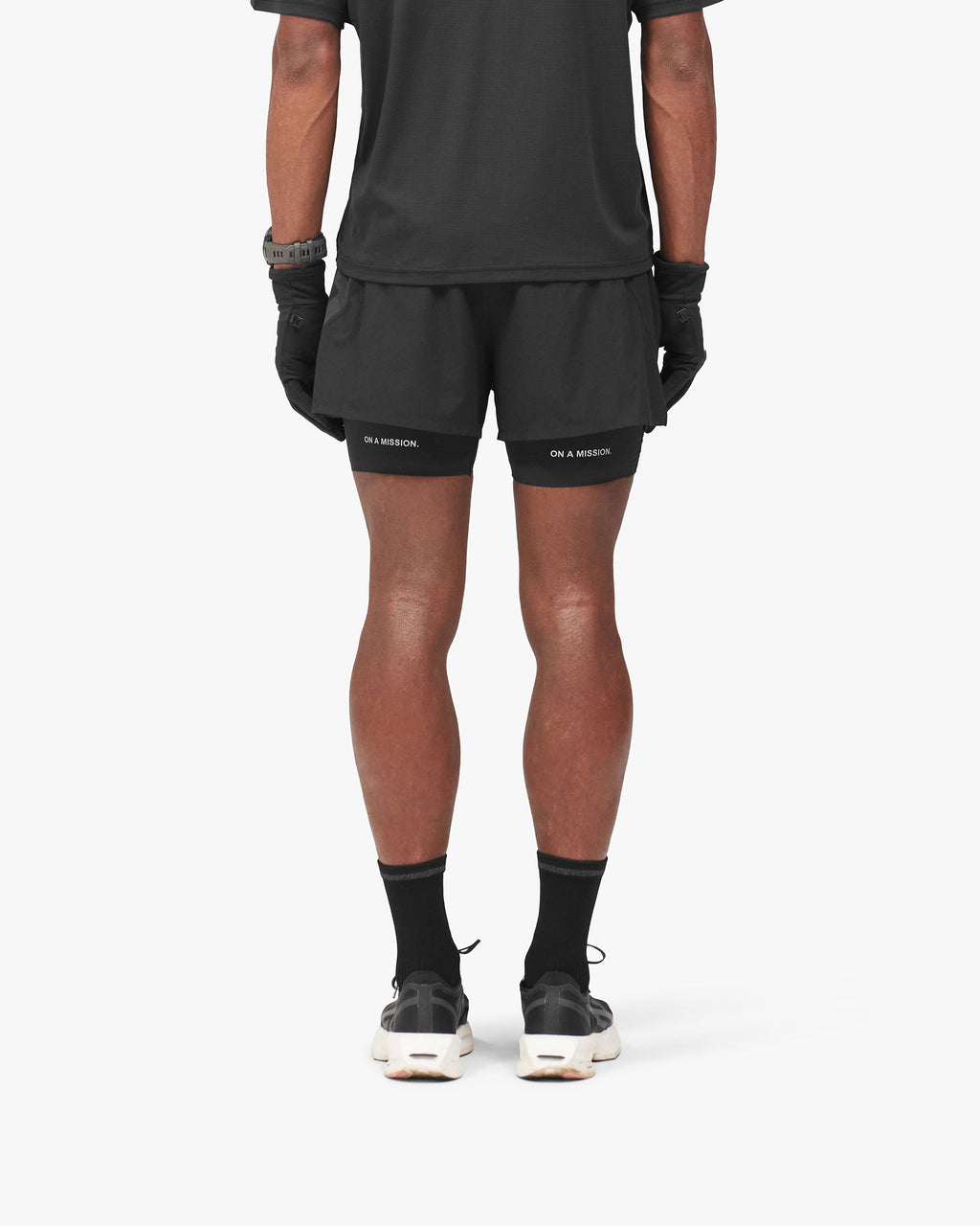 247 Ghost 2-In-1 Short - Jet Black