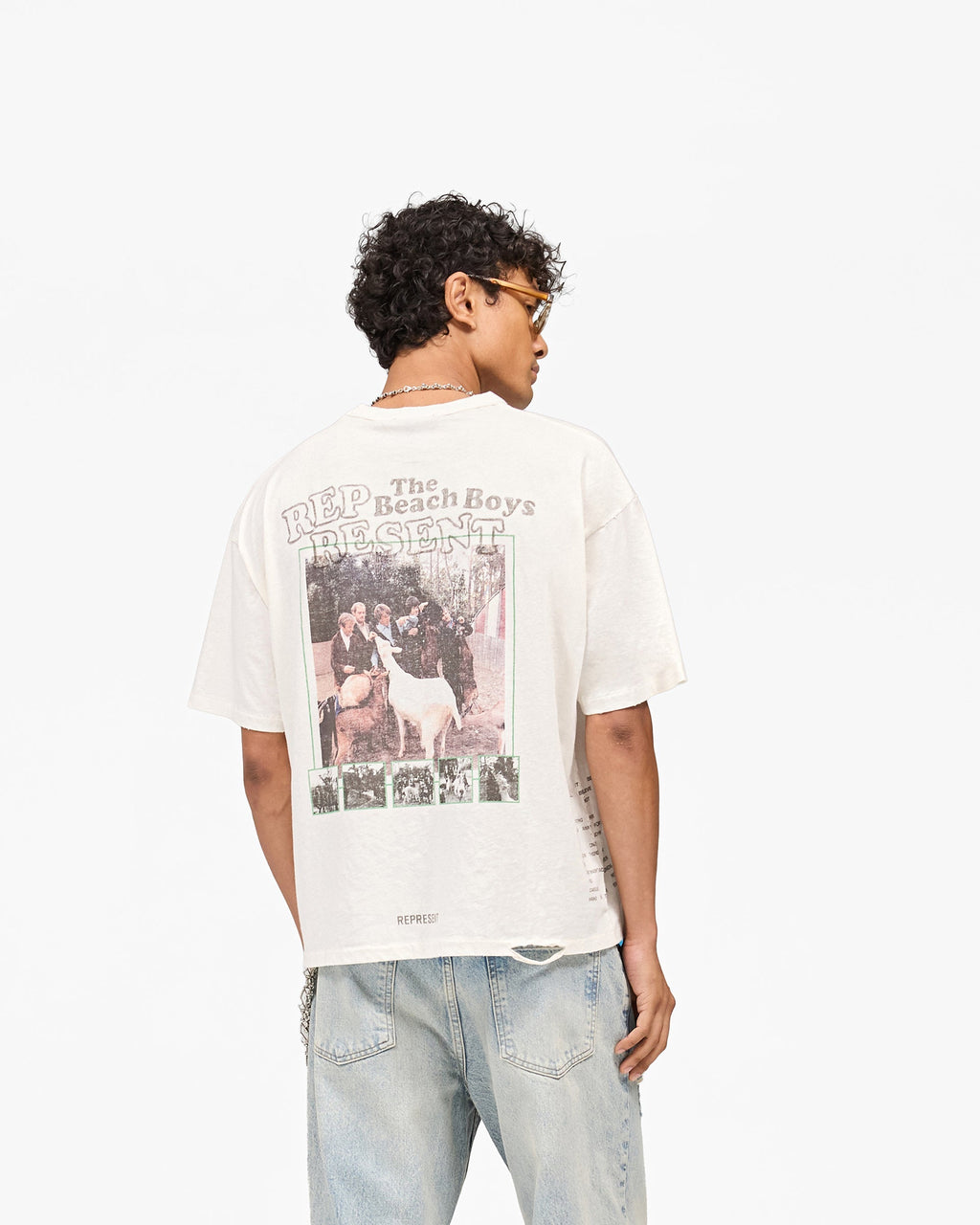 Represent x Beach Boys Pet Sounds T-Shirt - Flat White
