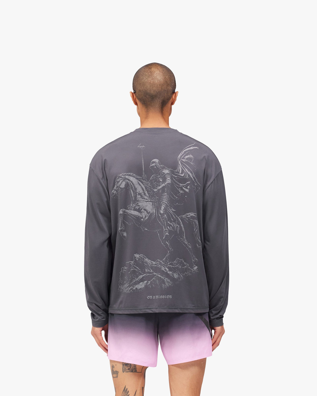 247 Noble Long Sleeve T-Shirt - Graphene