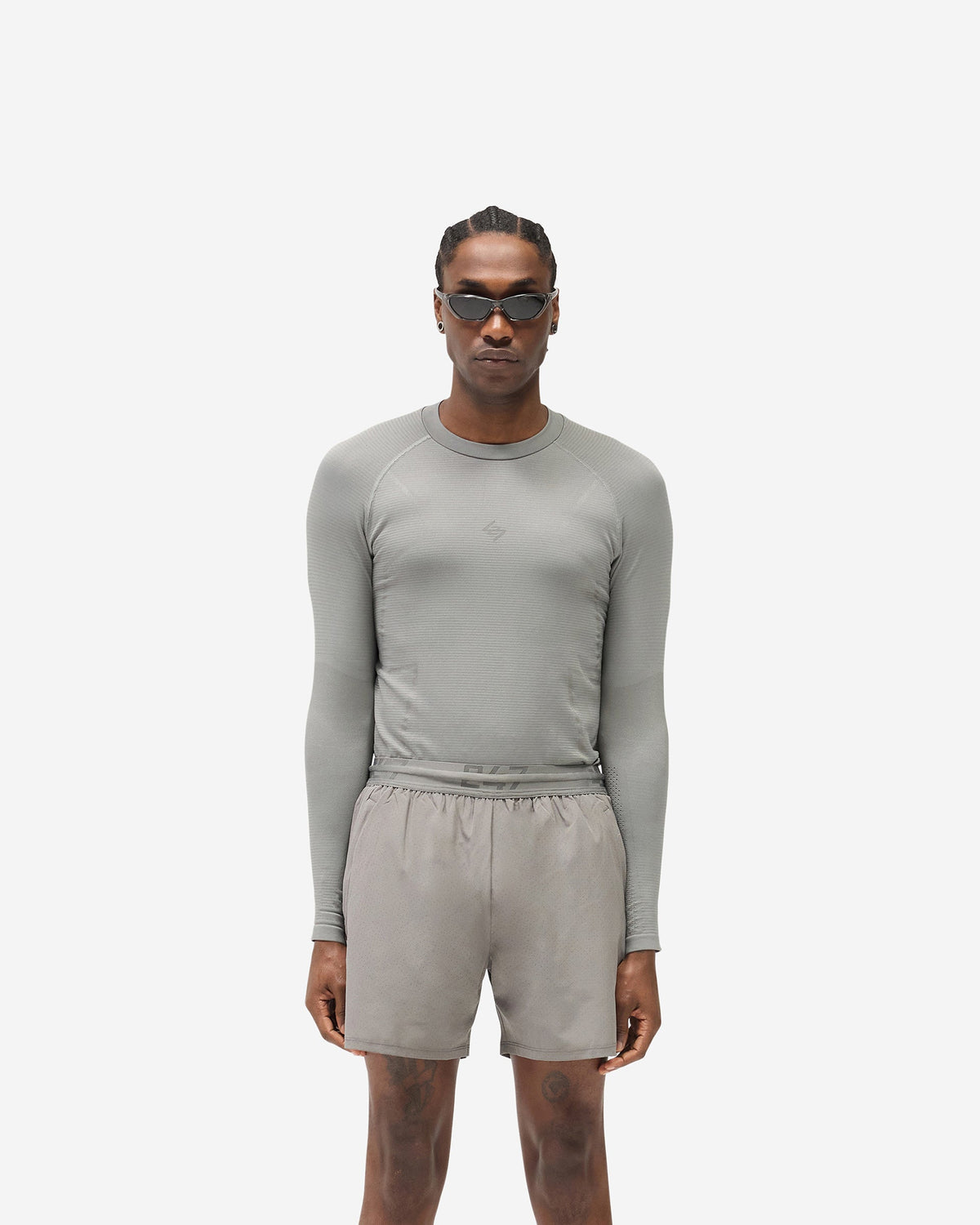 247 Uprising Long Sleeve Seamless T-Shirt - Steel