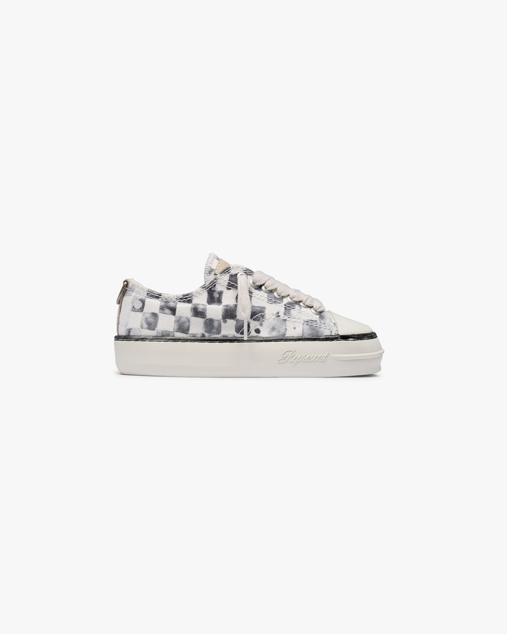 Rep-Cap - Flat White Black