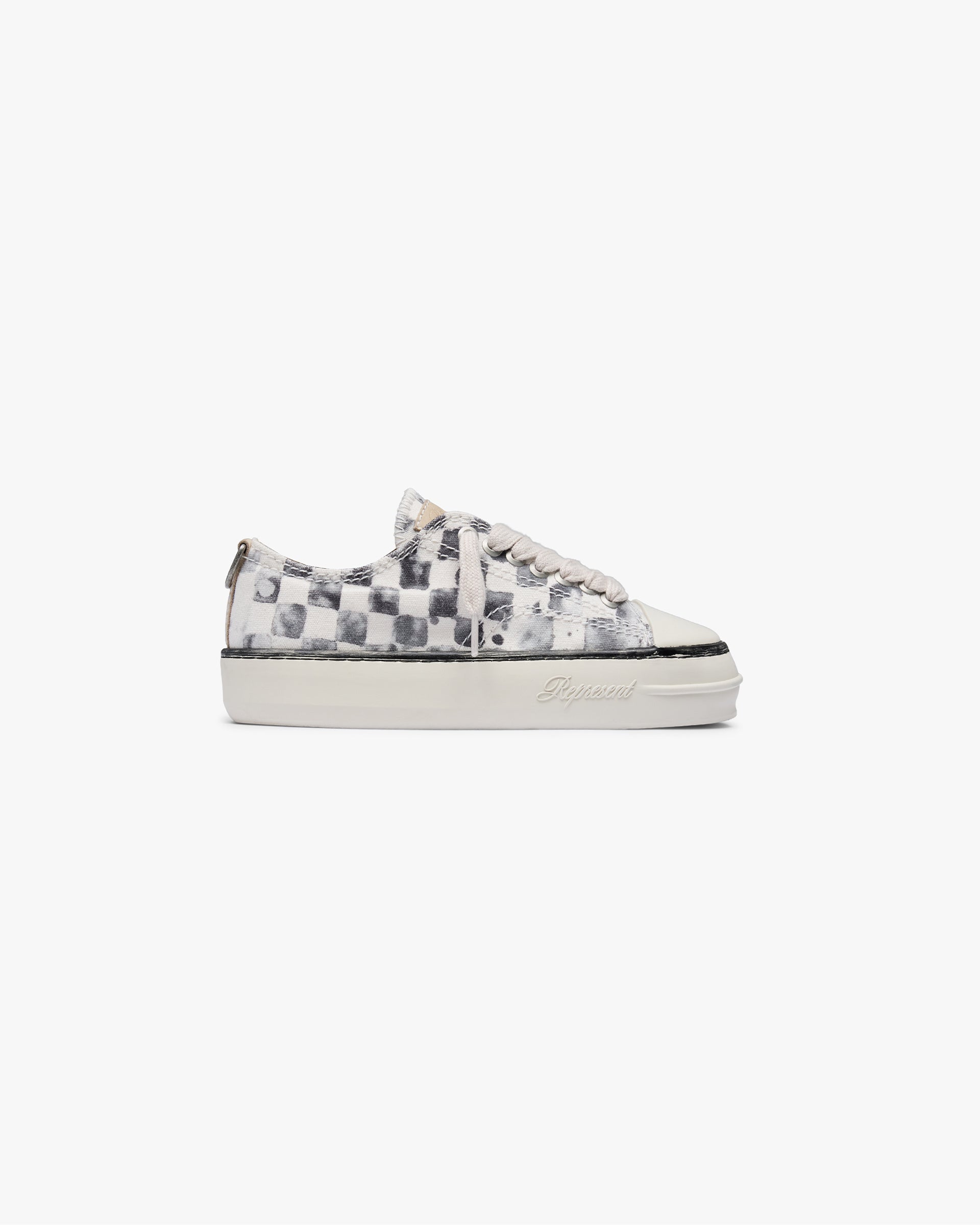 Rep-Cap - Flat White Black