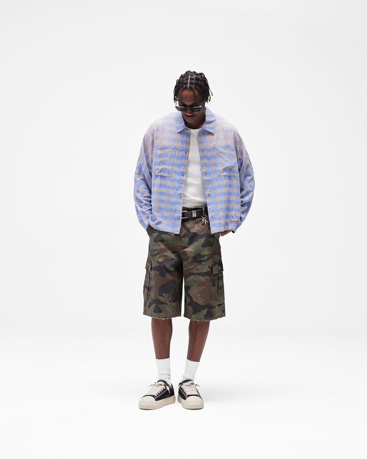 Santa Monica Flannel Shirt - Drift Blue