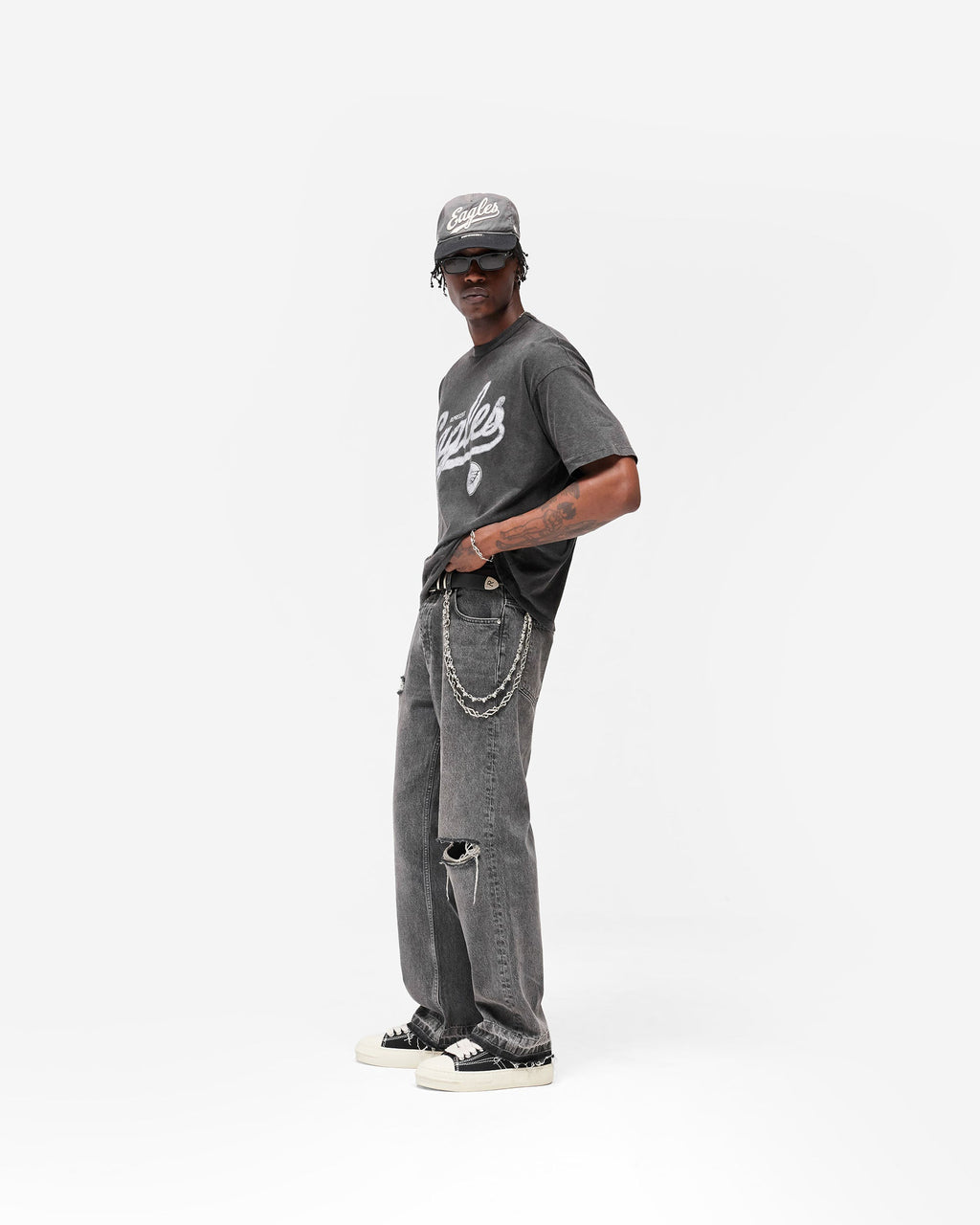 Philadelphia Eagles x Represent T-Shirt - Vintage Grey