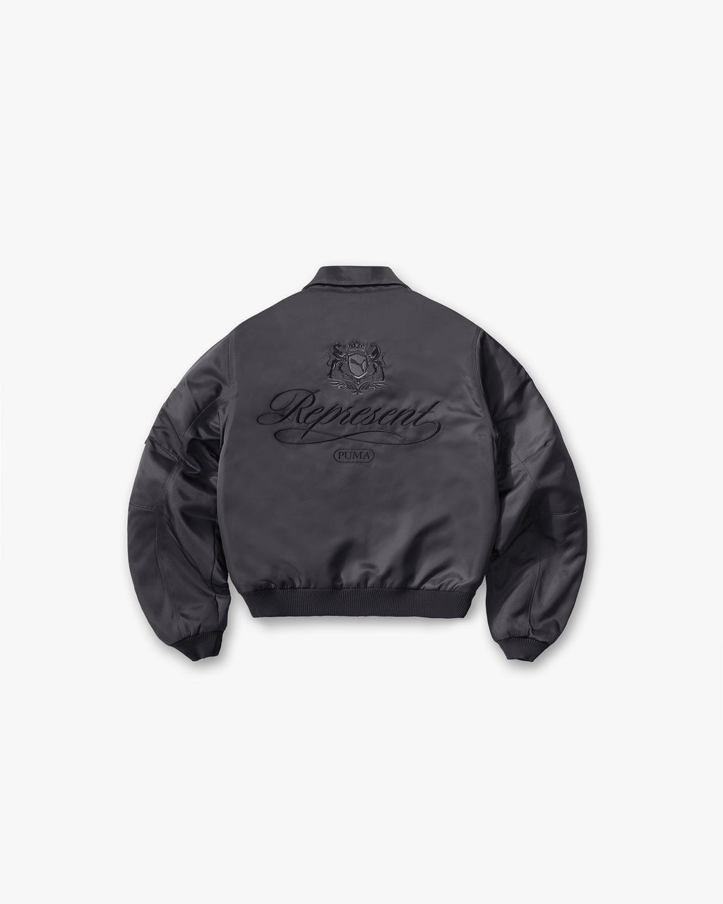Represent X Puma Bomber - Dark Grey