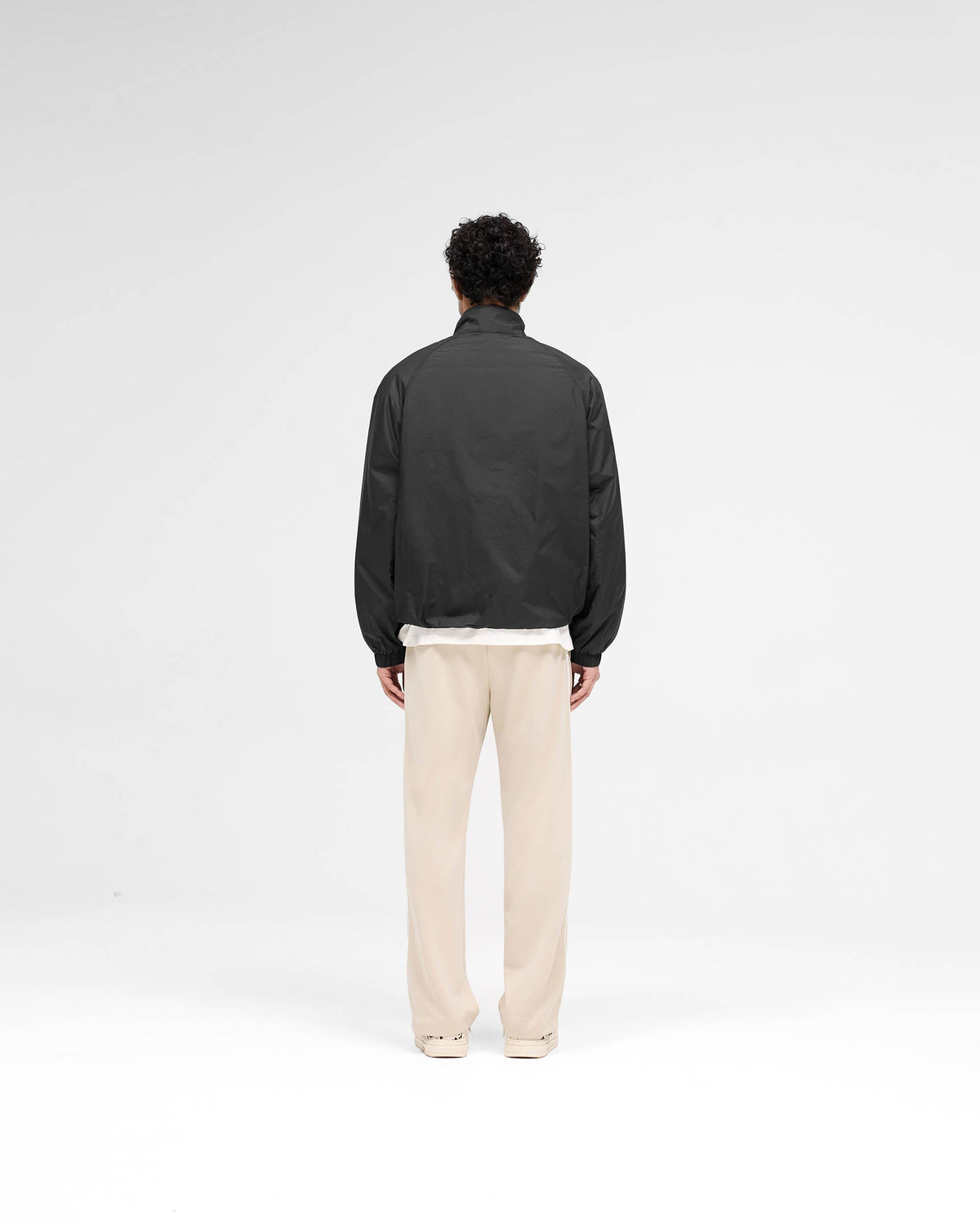 Funnel Neck Jacket - Black