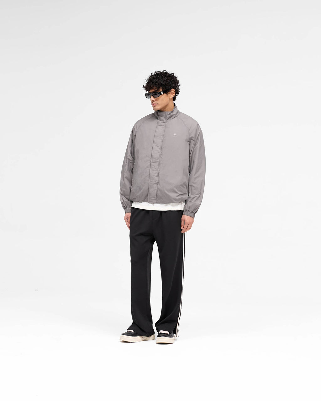 Funnel Neck Jacket - Stone