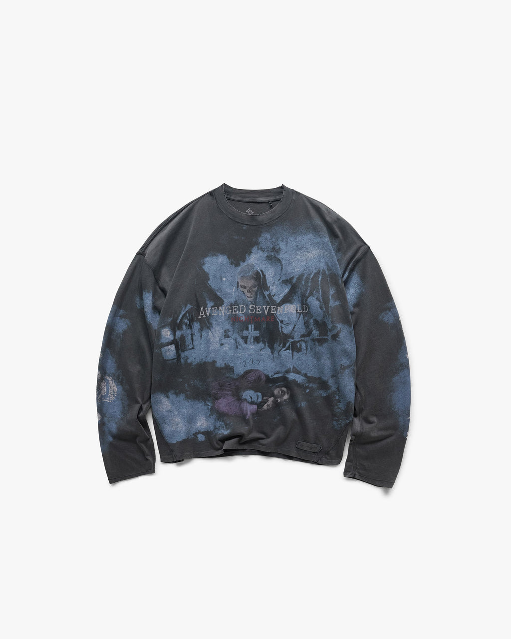 247 x Avenged Sevenfold Nightmare Long Sleeve T-Shirt - Aged Black