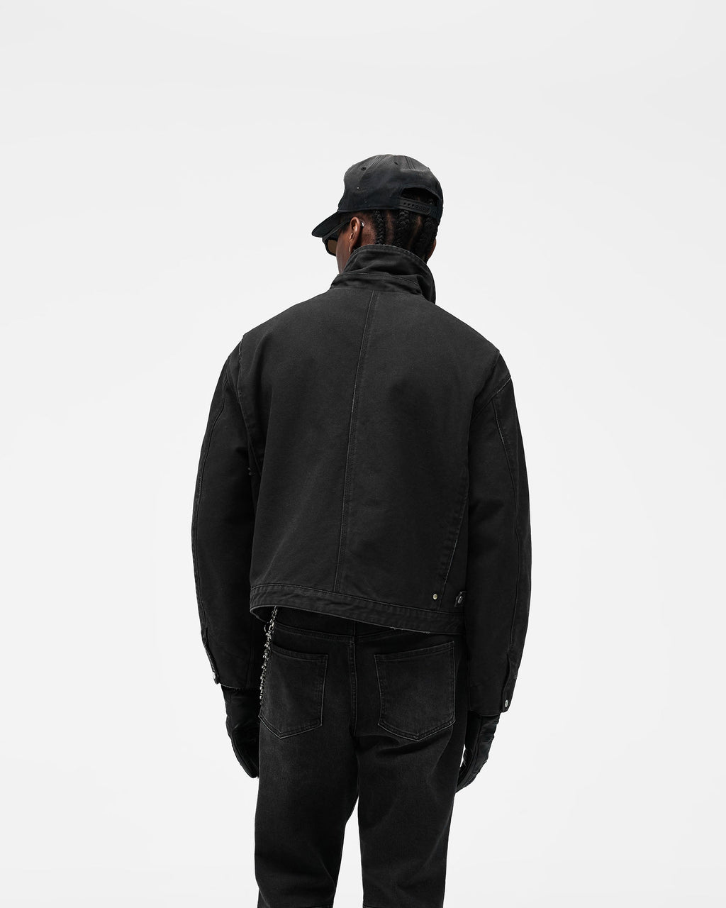 Heaton Workwear Jacket - Washed Black