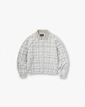 Cord Zip Flannel Shirt - Mineral