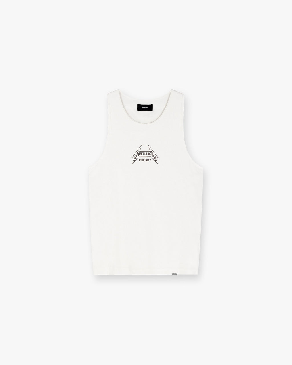 Represent X Metallica Local Crew Vest - Flat White