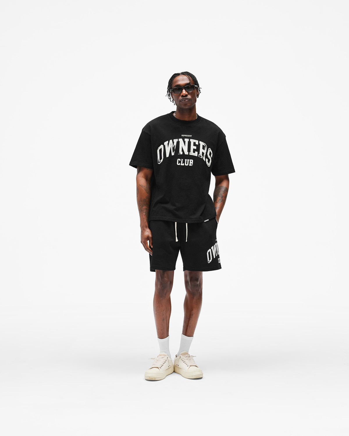 Represent Owners Club Mesh Short - Jet Black