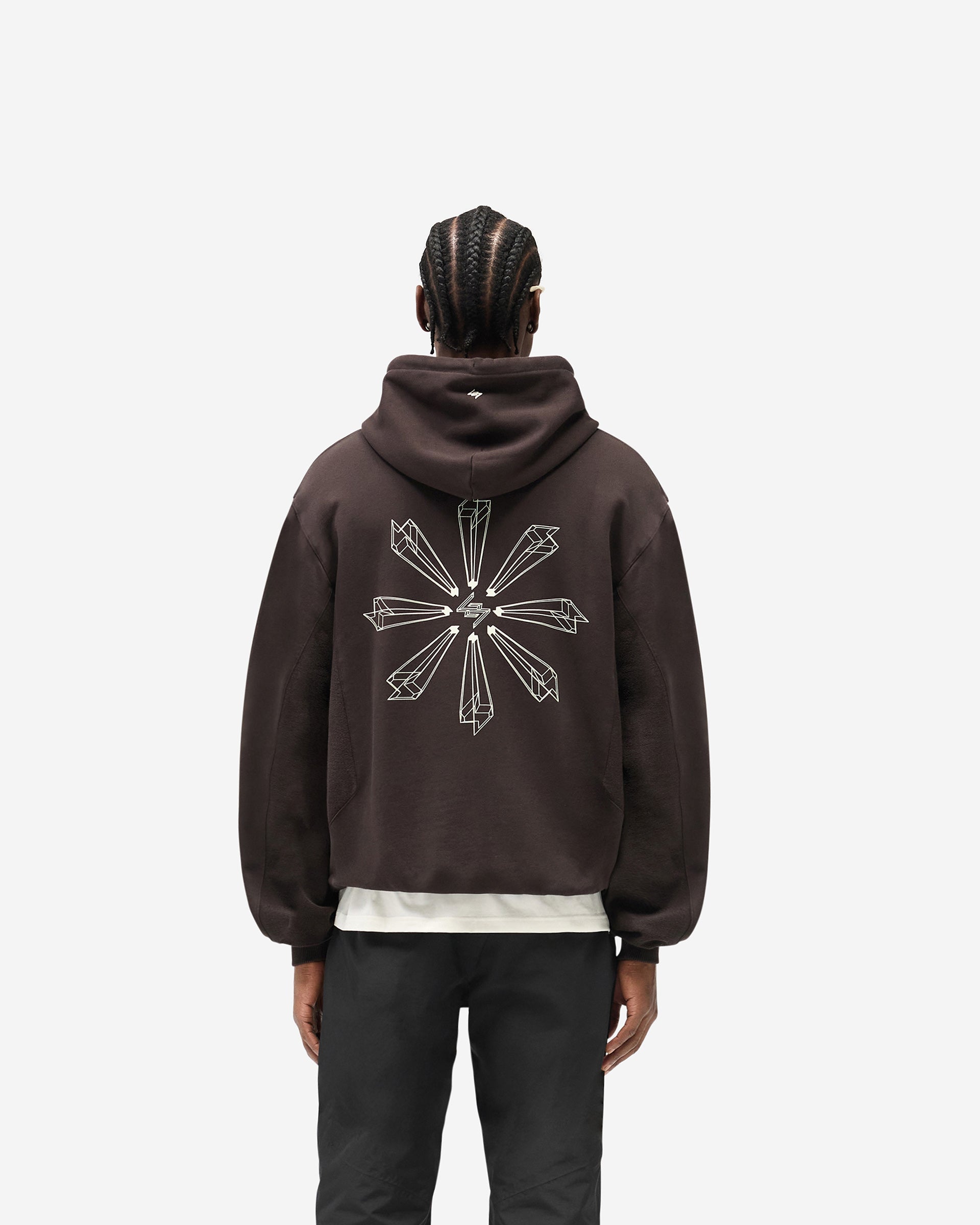 247 Uprising Oversized Hoodie - Chocolate