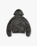 Initial Overdye Realtree® Oversized Hoodie - Overdyed Black