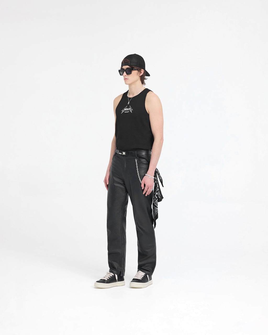 Represent X Metallica Local Crew Vest - Jet Black
