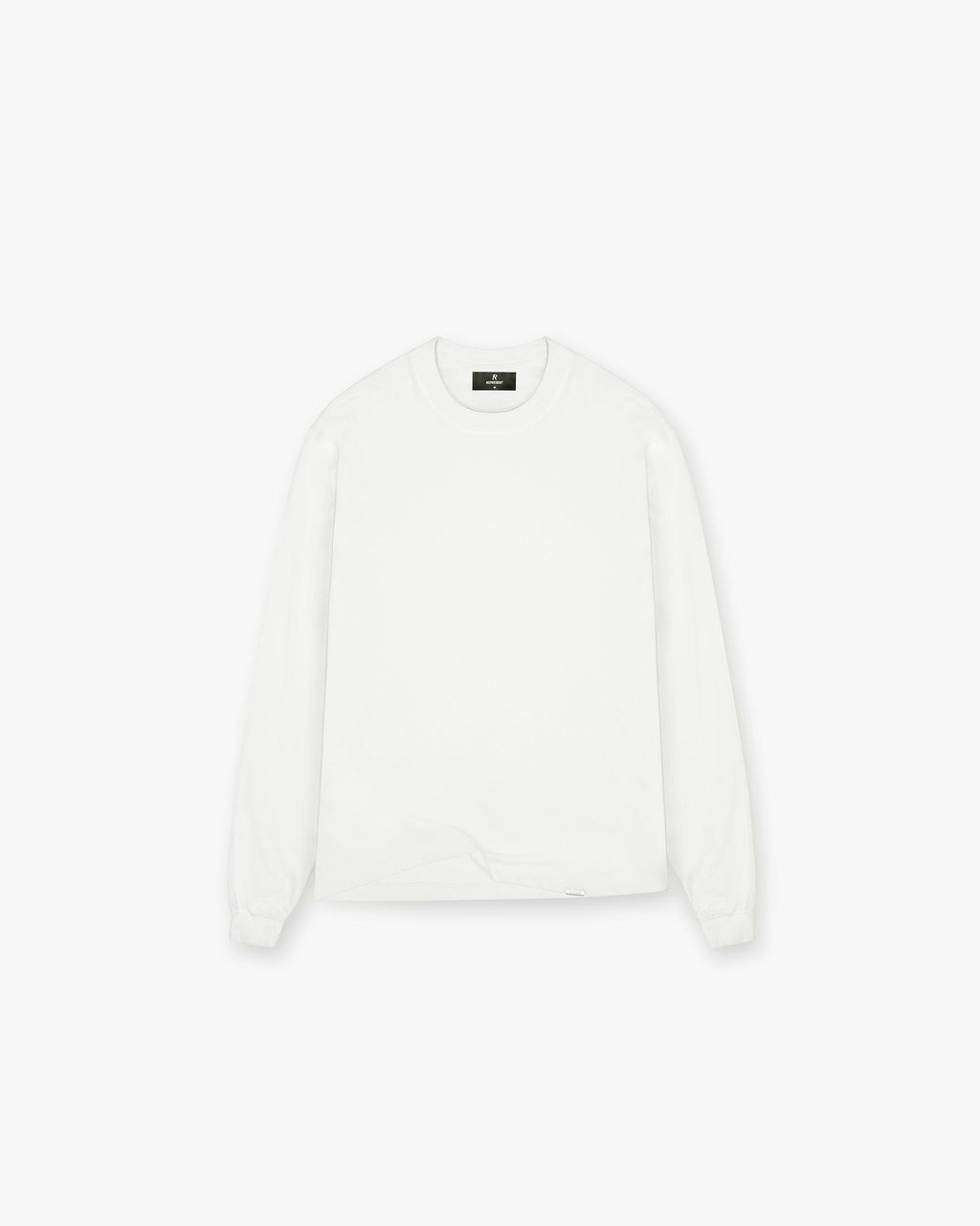 Initial Long Sleeve T-Shirt - Flat White