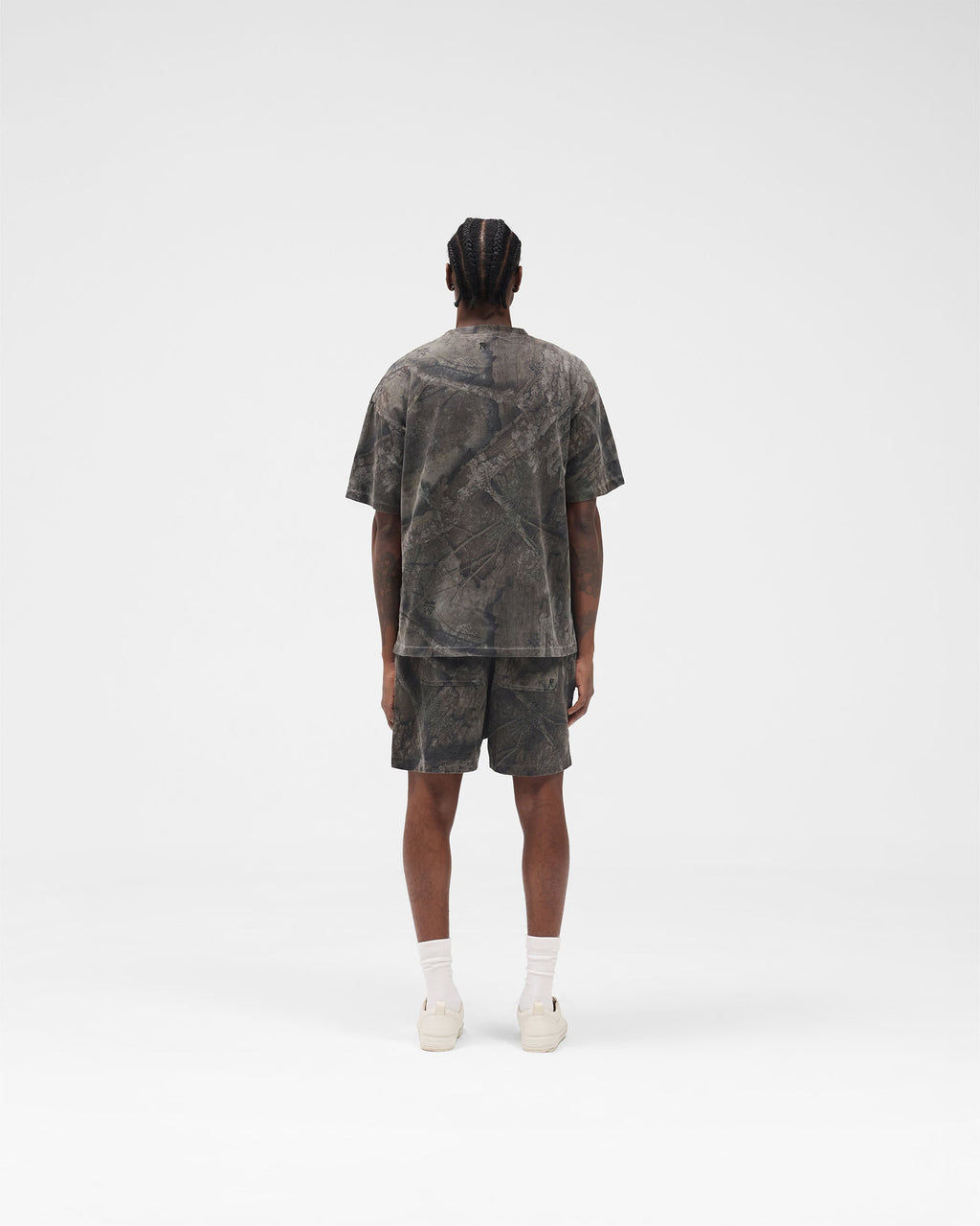 Initial Overdye Realtree® Oversized T-Shirt - Overdyed Black
