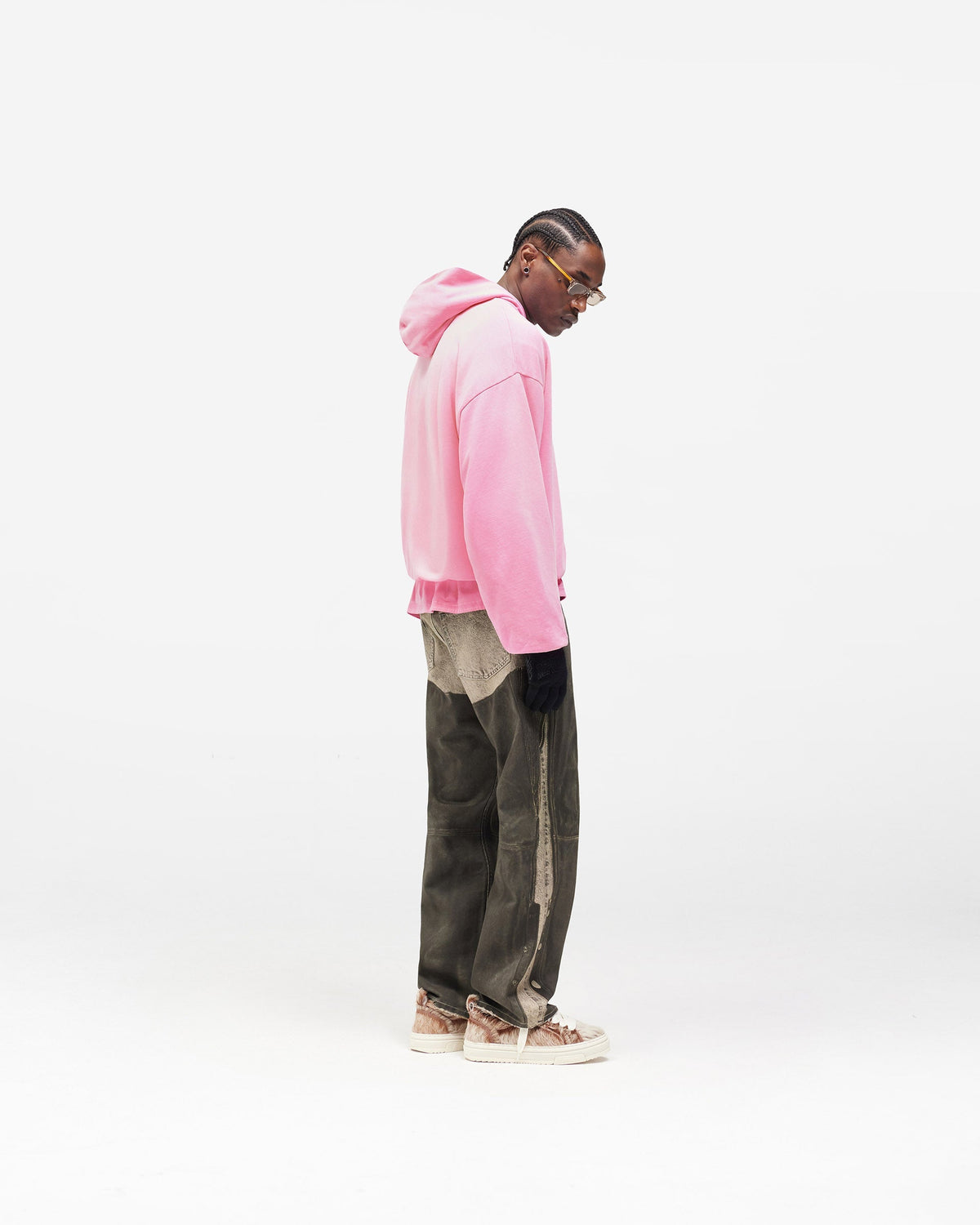 Dual Layer Script Hoodie - Candy