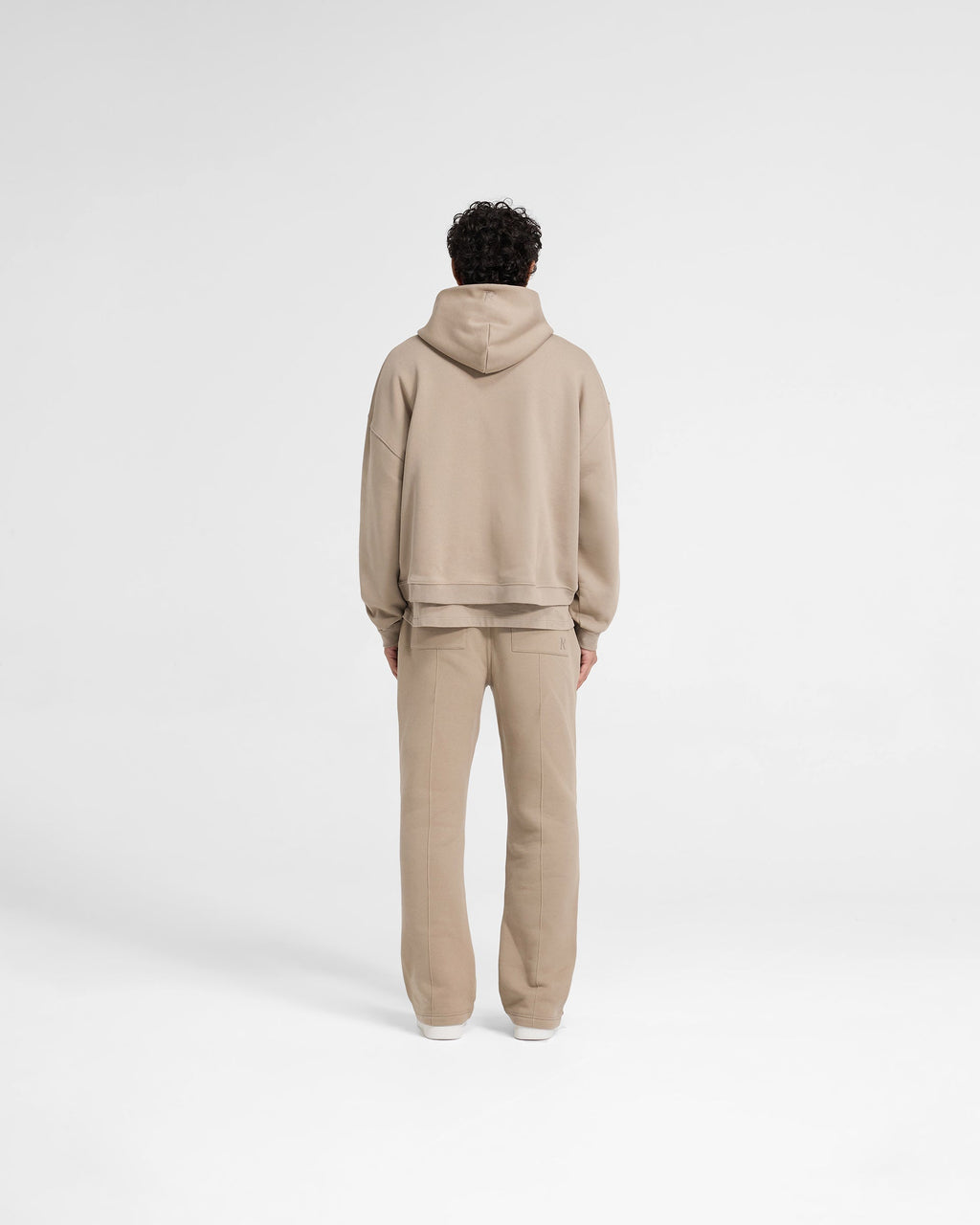 Initial Boxy Hoodie - Dune