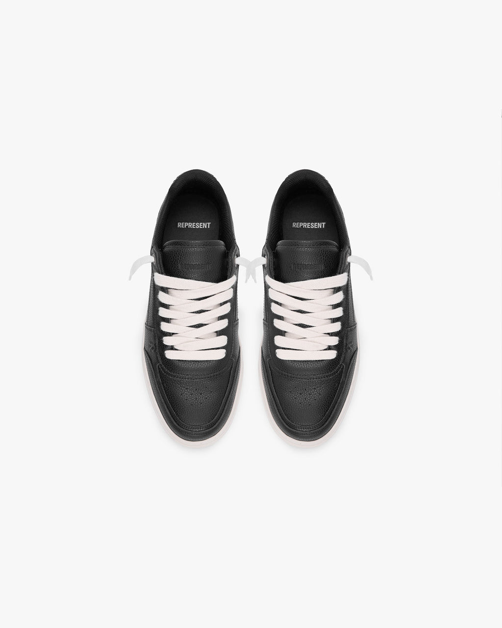 Initial Sneaker - Leather - Black