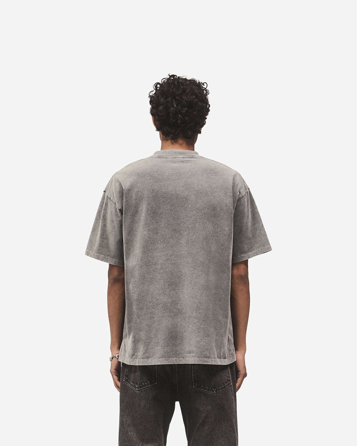 Script Logo T-Shirt - Vintage Grey