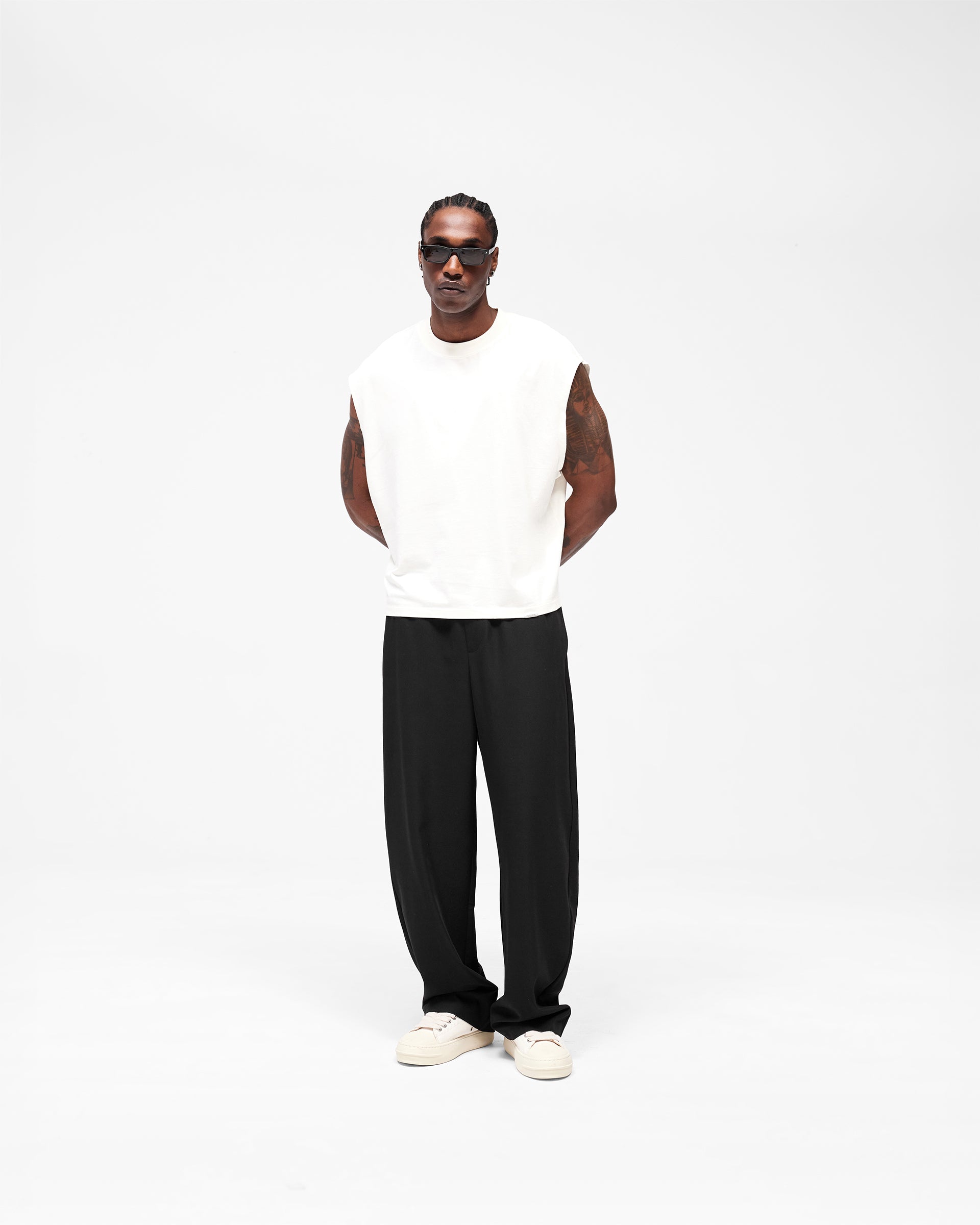 Initial Tape Pant - Jet Black