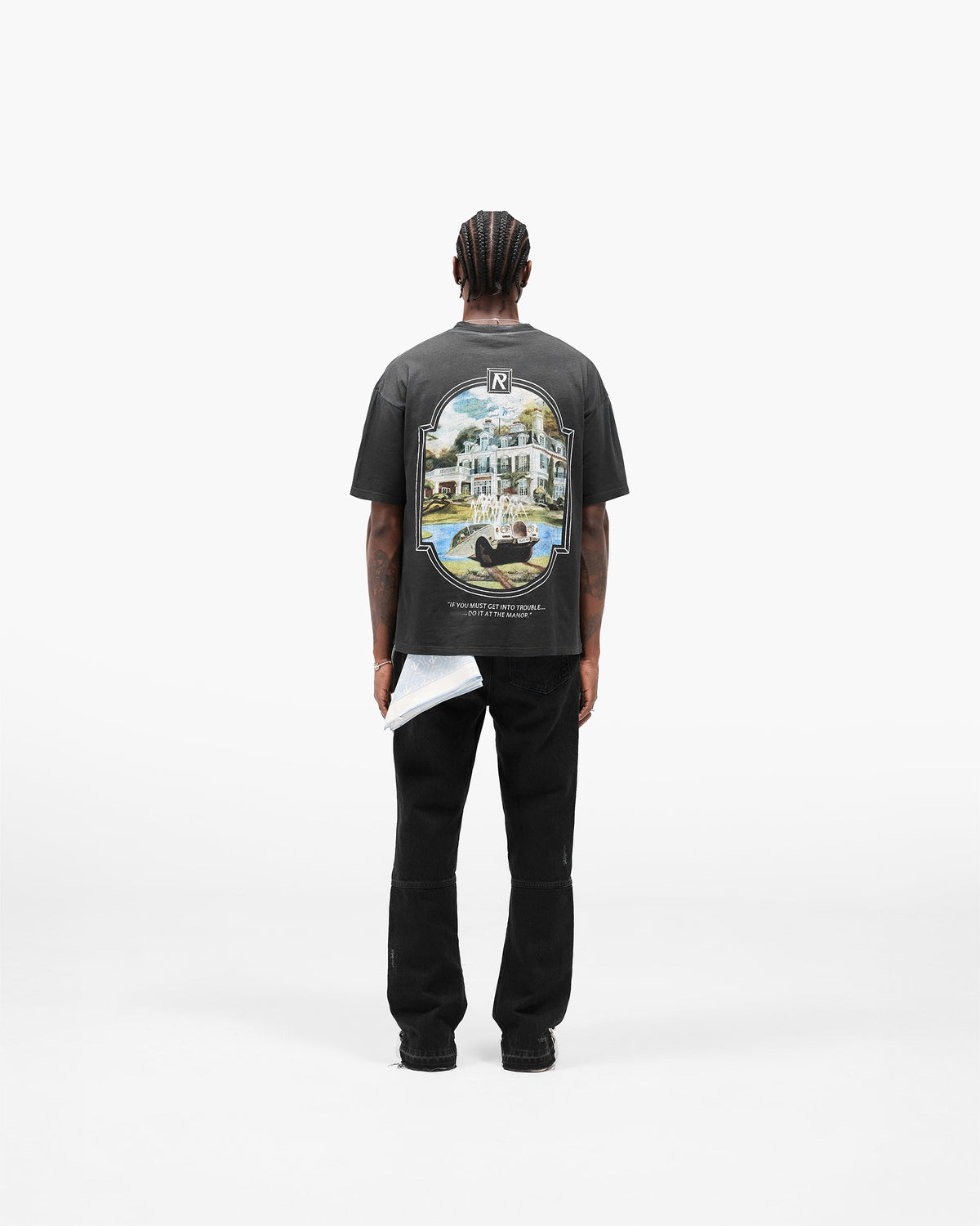 Revere Manor T-Shirt - Stained Black