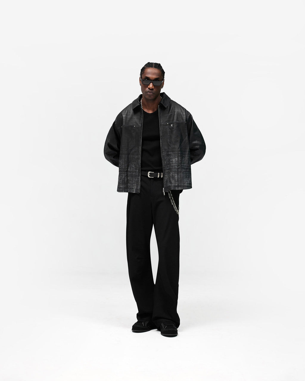 Rodeo Leather Jacket - Jet Black
