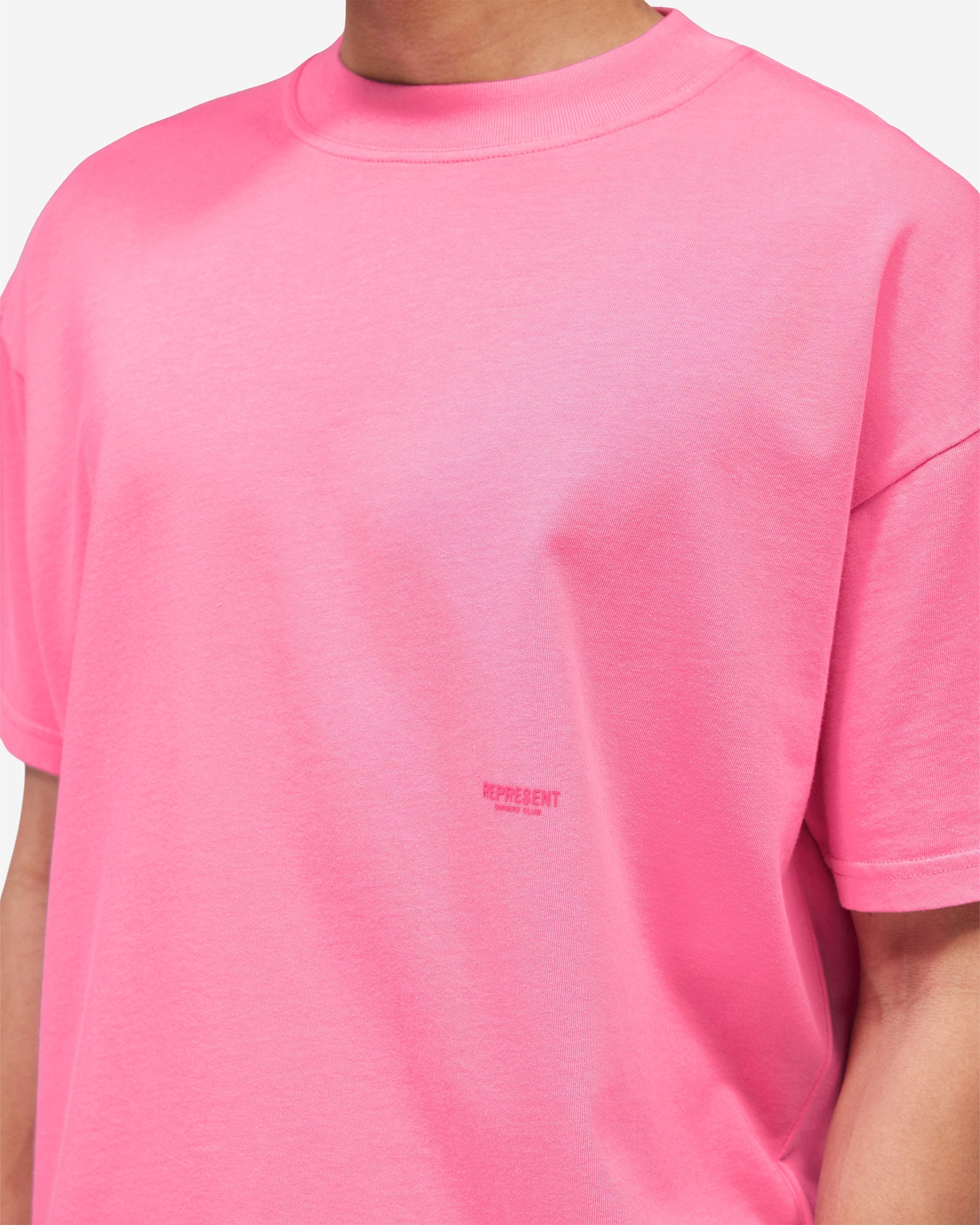 Micro Owners Club T-Shirt - Pink Lemonade