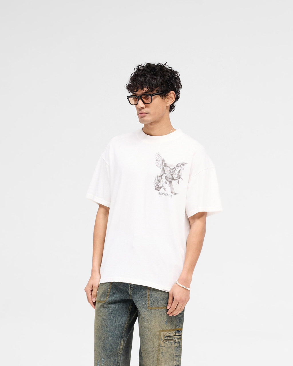 Elegance In Motion T-Shirt - Flat White