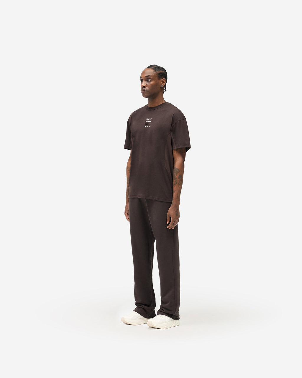 247 Uprising Oversized T-Shirt - Chocolate