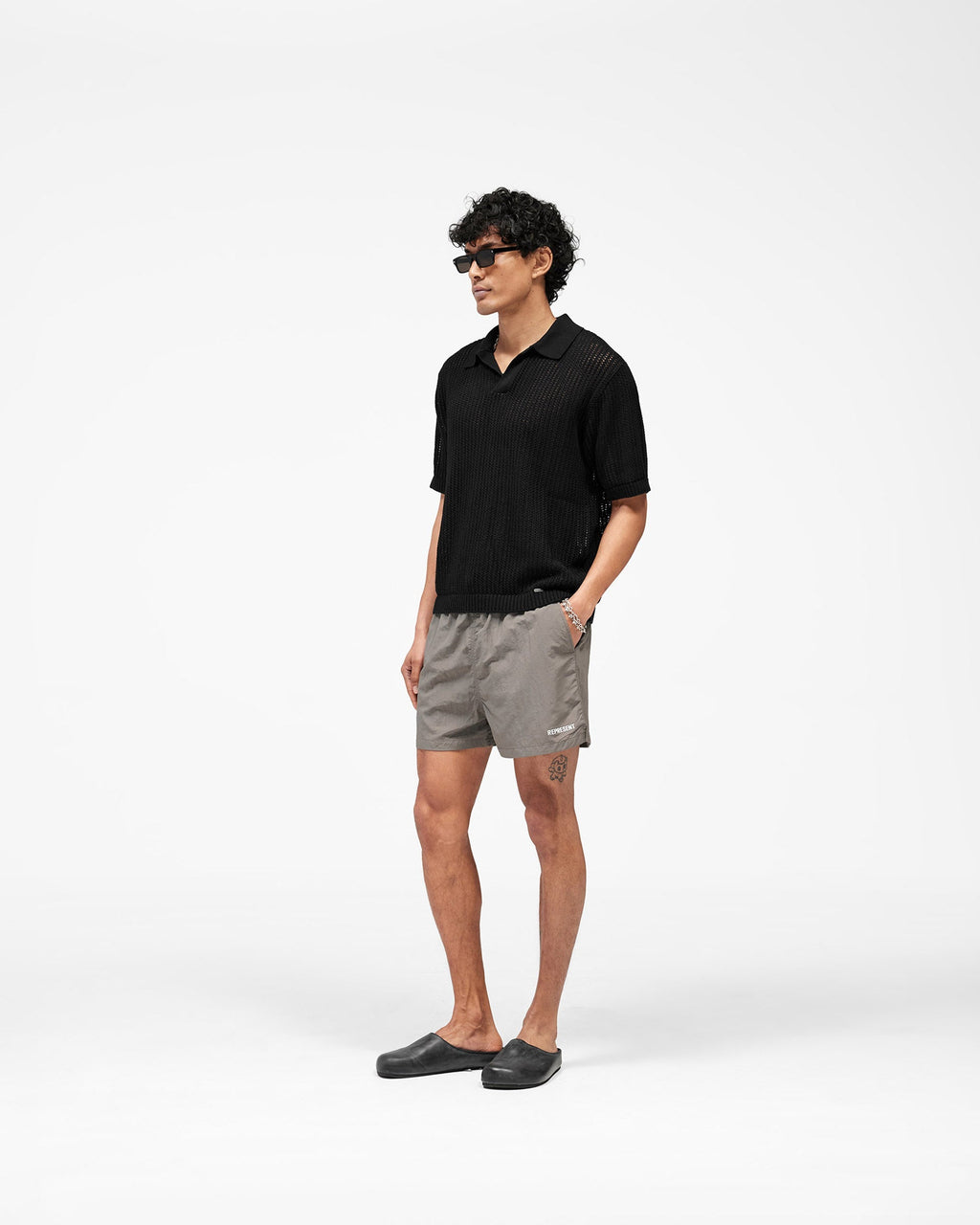 Beverly Knit Polo - Jet Black