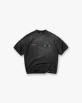 Represent Banner T-Shirt - Stained Black