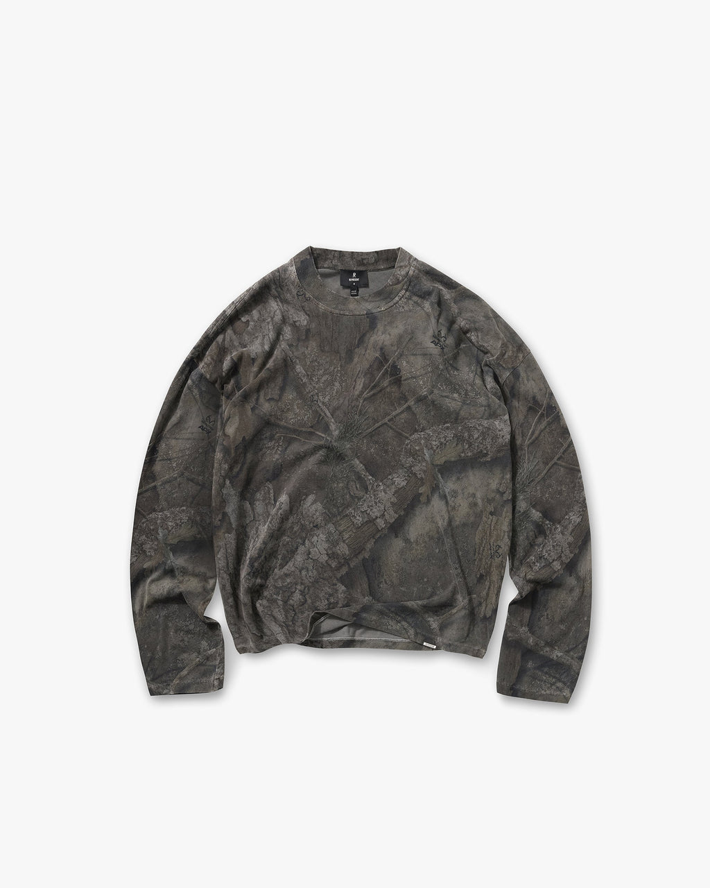 Initial Overdye Realtree® Long Sleeve T-Shirt - Overdyed Black