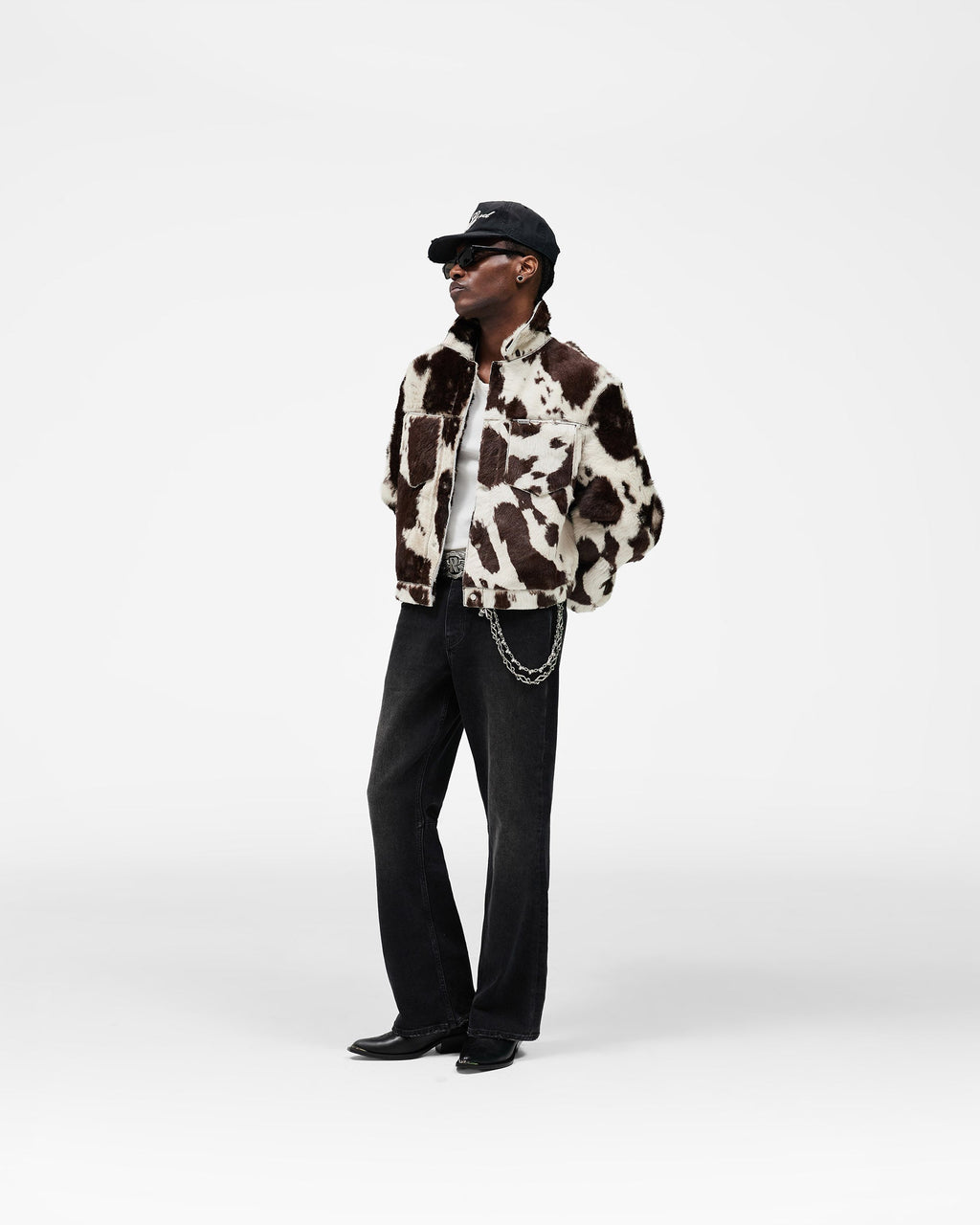 Cowhide Trucker Jacket - Multi