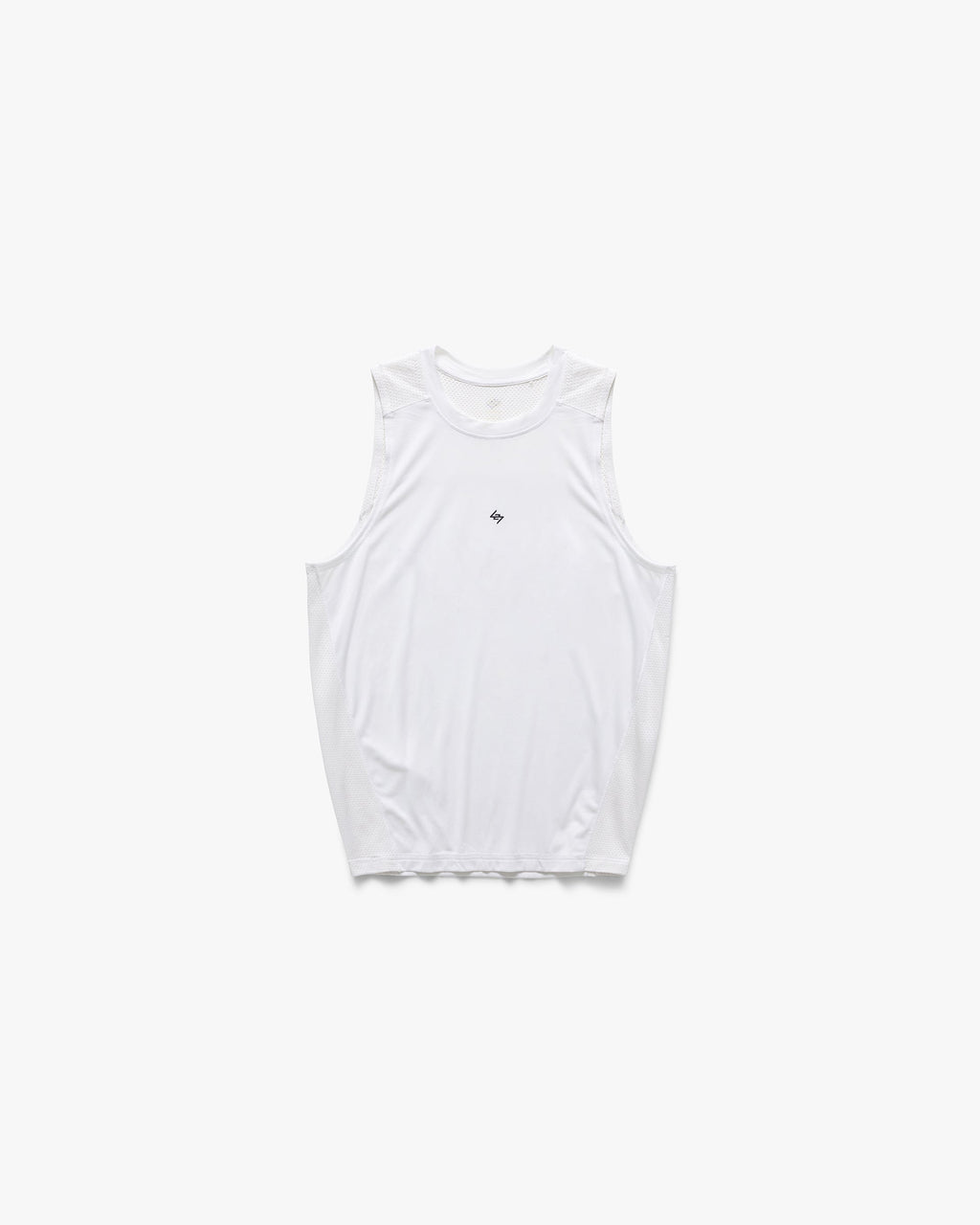 247 Numbers Vest - Flat White