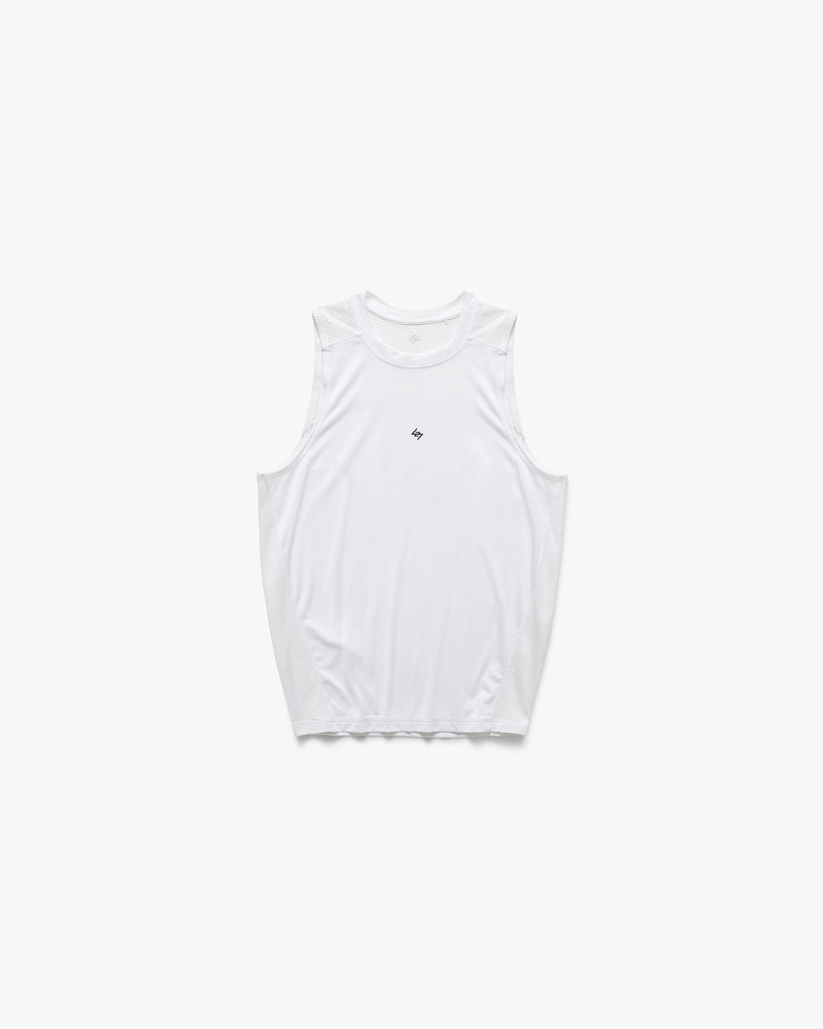 247 Numbers Vest - Flat White