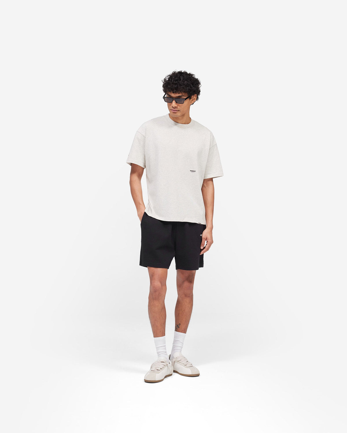 Micro Owners Club T-Shirt - Cream Marl