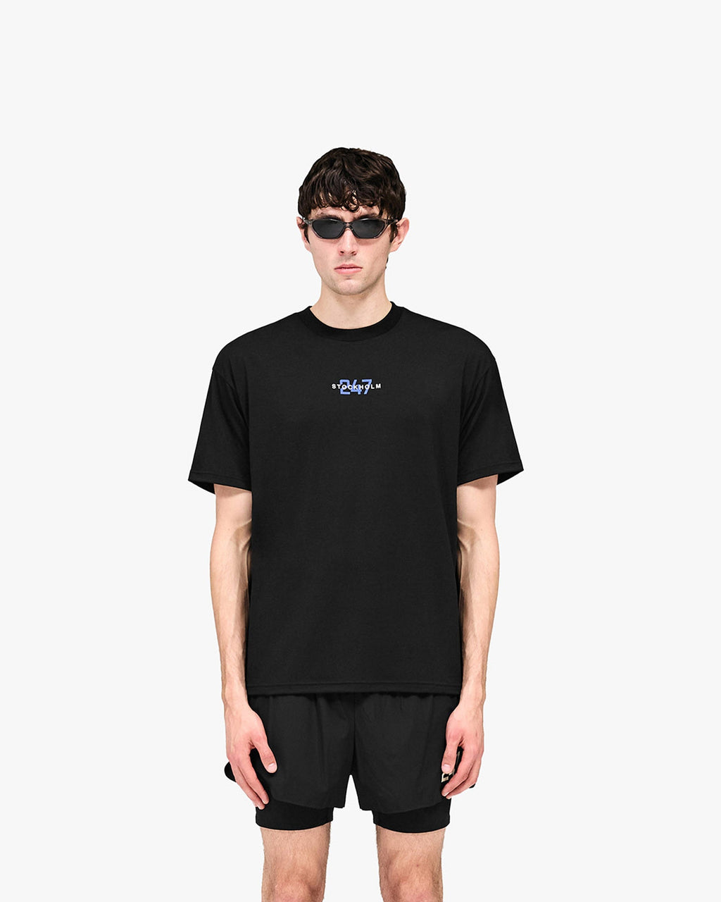 247 Stockholm Oversized T-Shirt - Jet Black
