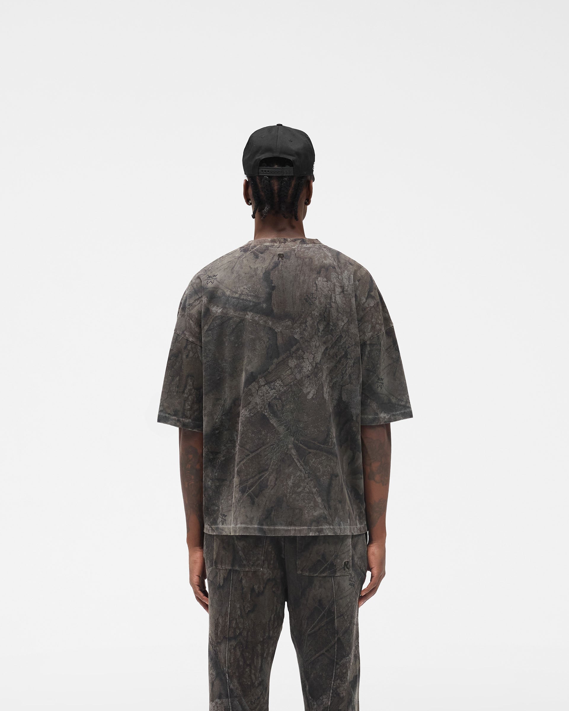Initial Overdye Realtree® Boxy T-Shirt - Overdyed Black