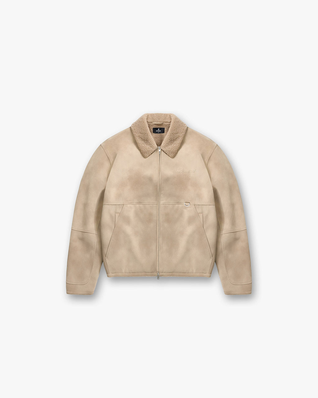 Faux Shearling Jacket - Cafe