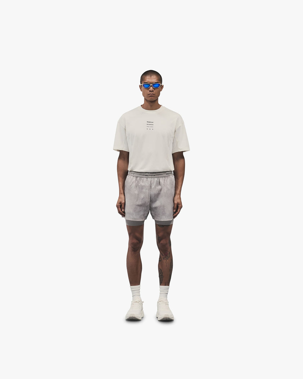 247 Trail Shorts - Chalk