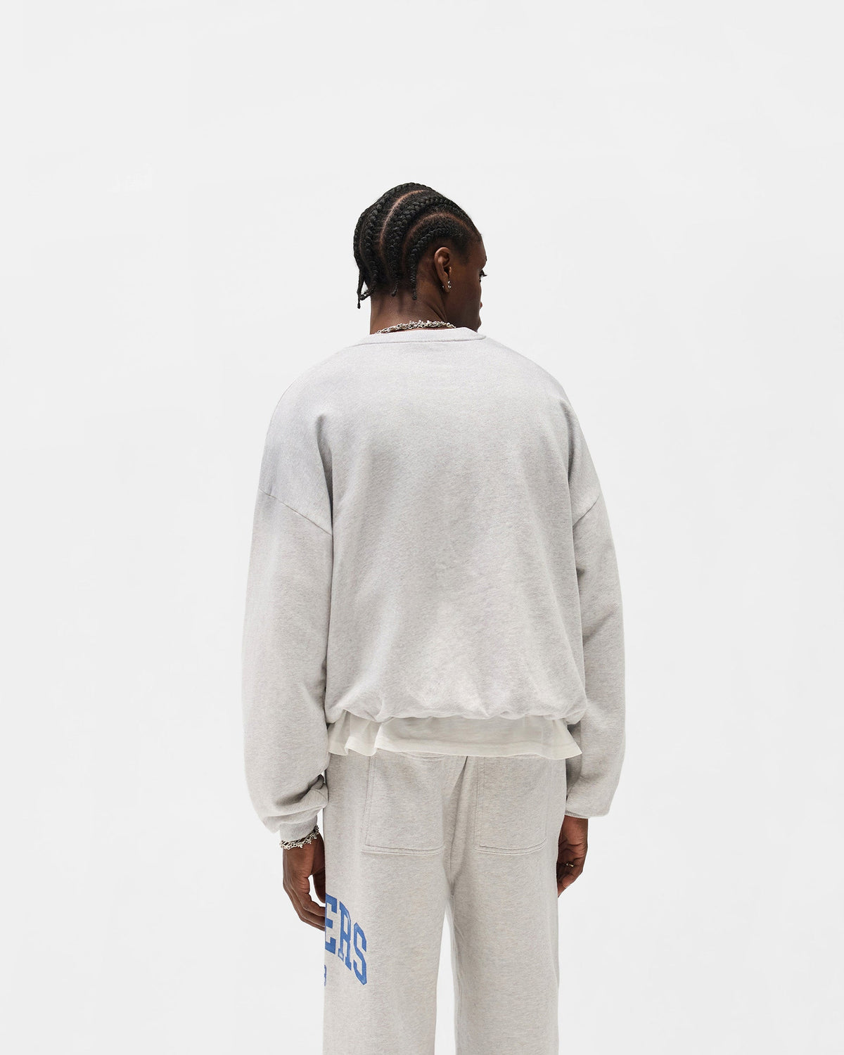Represent Owners Club Sweater - Sprayed Ice Grey Marl