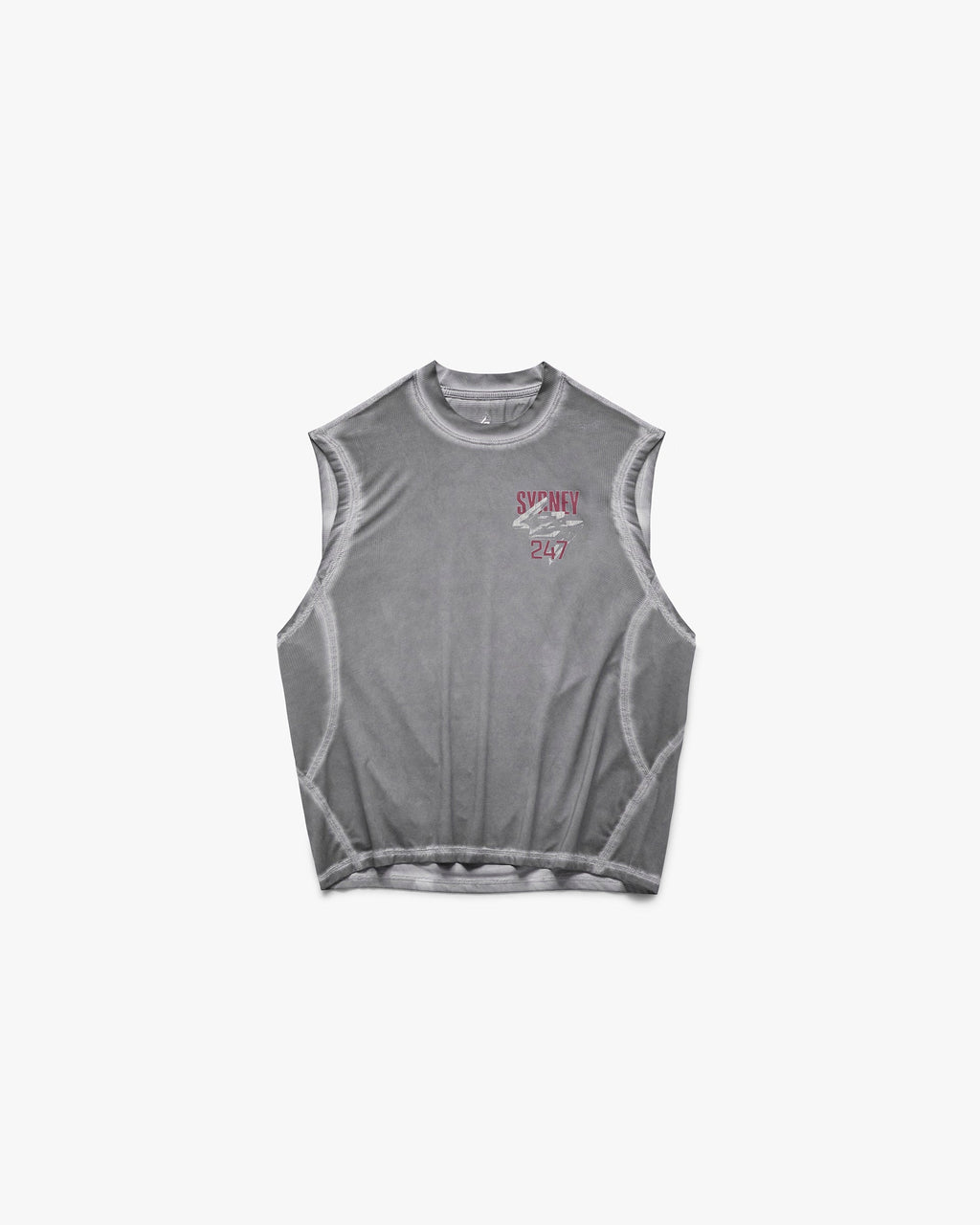247 Sydney Tank - Washed Grey