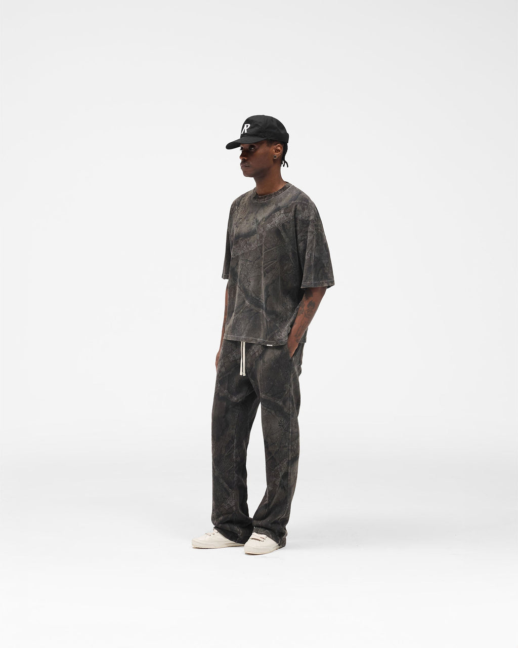 Initial Overdye Realtree® Boxy T-Shirt - Overdyed Black