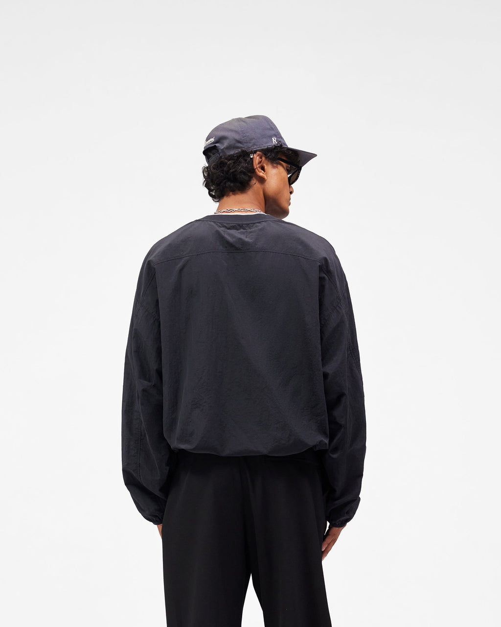 New York Yankees x Represent Nylon Pullover - Faded Black