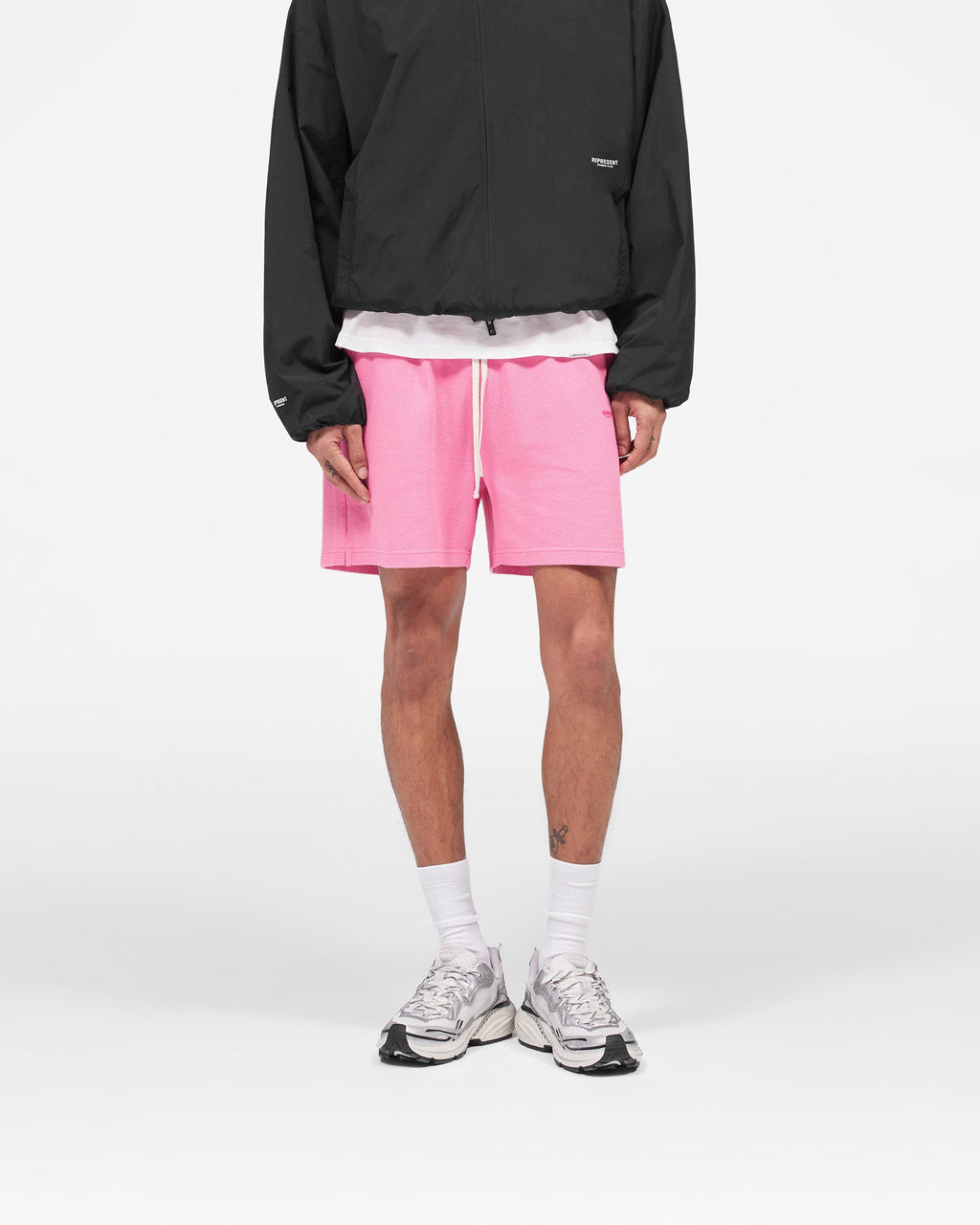 Micro Owners Club Mesh Shorts - Pink Lemonade