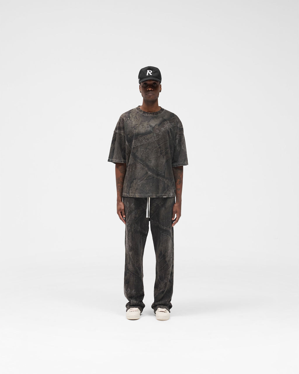 Initial Overdye Realtree® Boxy T-Shirt - Overdyed Black