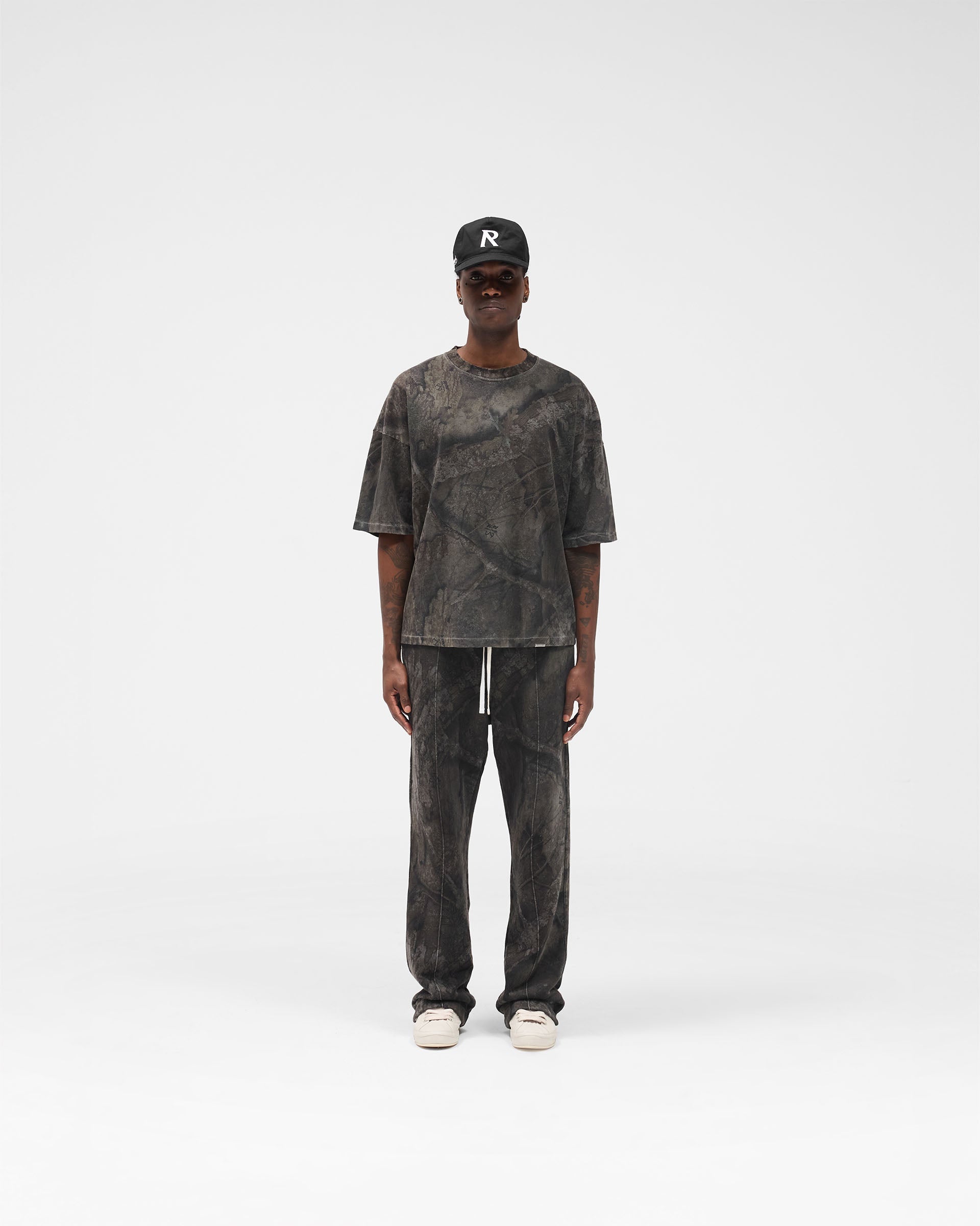 Initial Overdye Realtree® Boxy T-Shirt - Overdyed Black