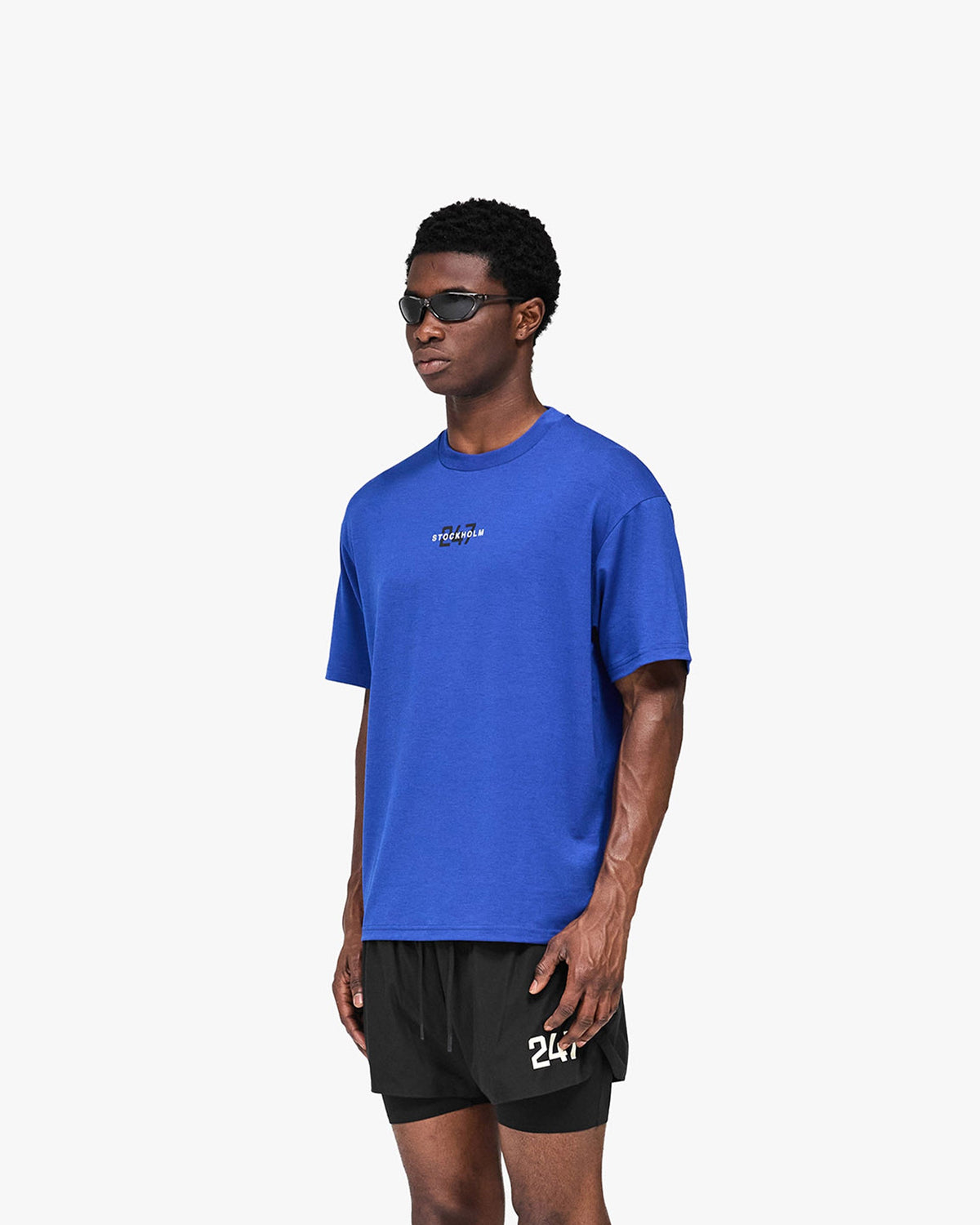 247 Stockholm Oversized T-Shirt - Blue